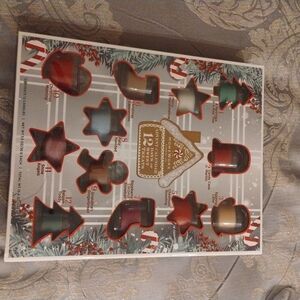 Gingerbread Scented Candle Set - Festive Multicolor